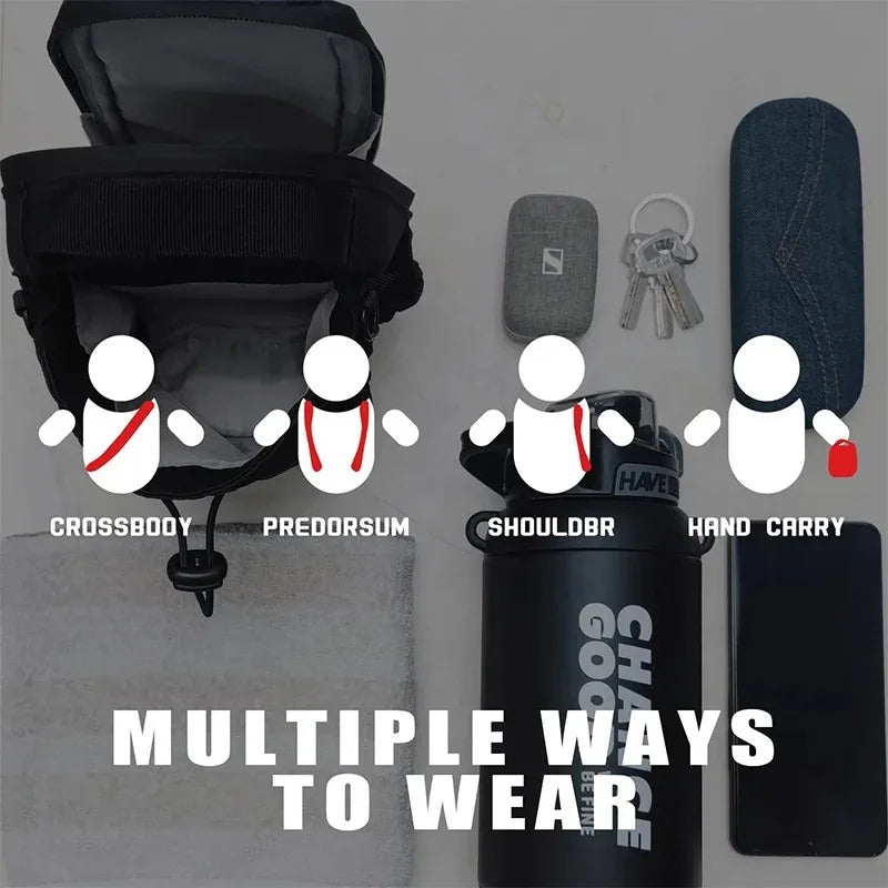 SafeCarry Magnetic Bag – Hands-Free Organizer for Travel, Gym & Public Use