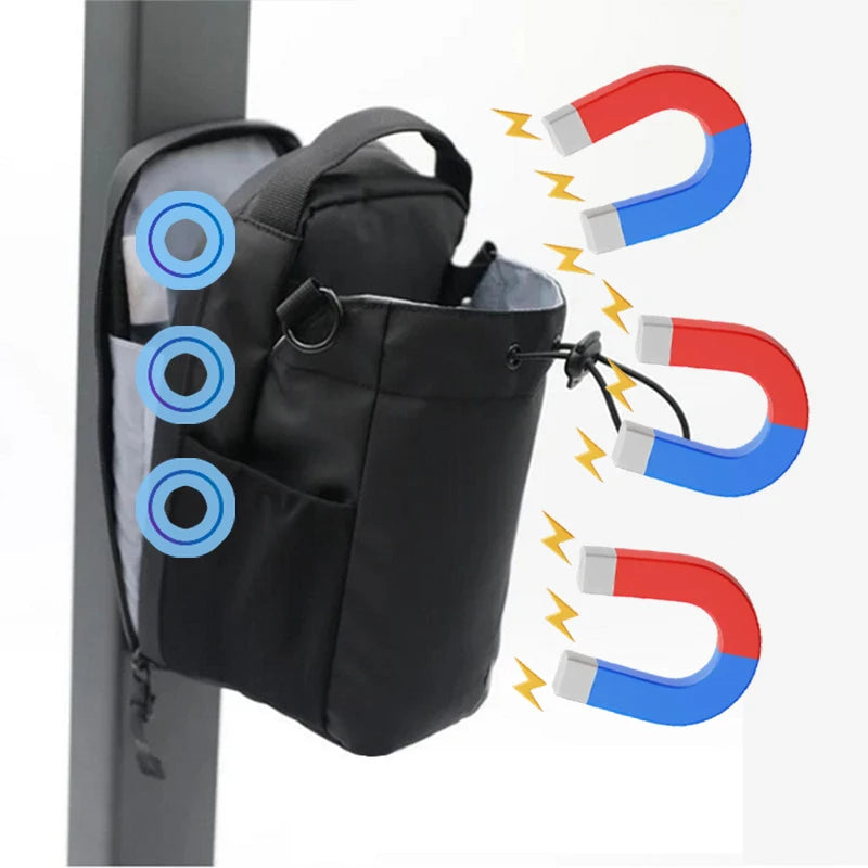 SafeCarry Magnetic Bag – Hands-Free Organizer for Travel, Gym & Public Use